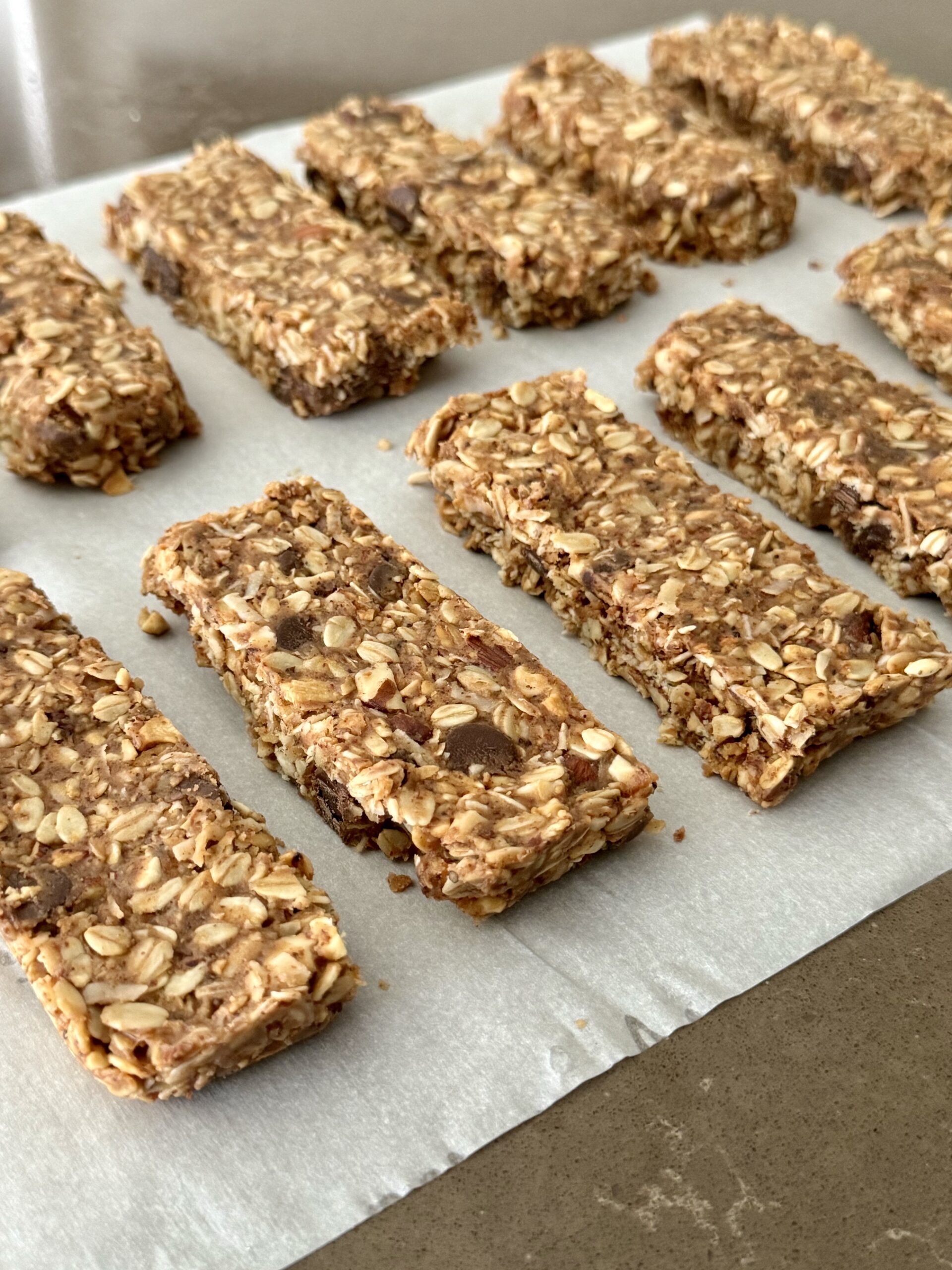 No Bake Coconut Granola Bars