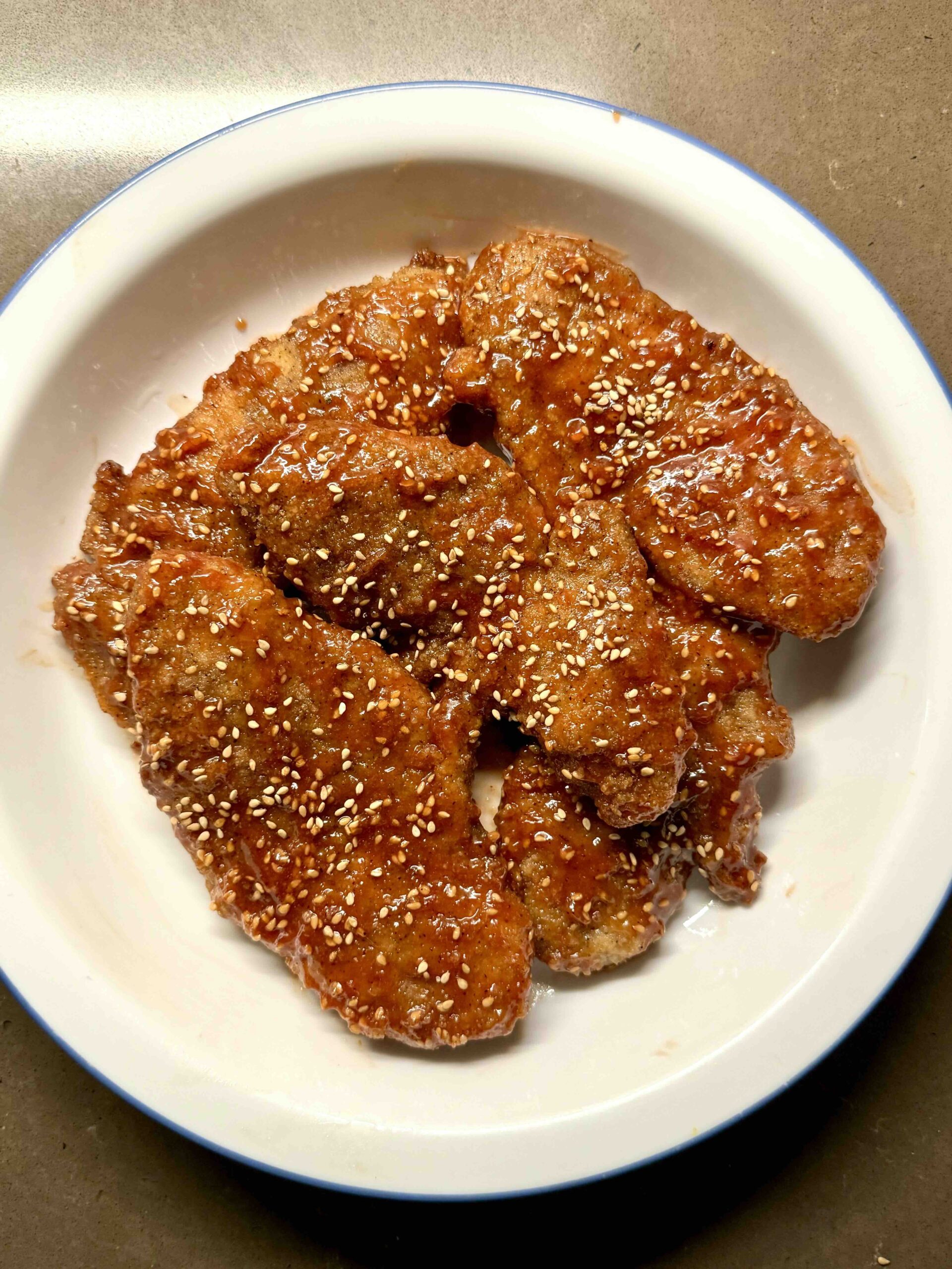 Crispy Air Fryer Honey Sesame Chicken Tenders
